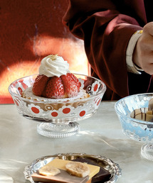 アデリアレトロ（アデリアレトロ）の「〈アデリアレトロ〉脚付きデザート浅型（食器）」