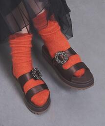 UNITED ARROWS | ＜UNITED ARROWS＞サテン ビジュー ミュール†(サンダル)