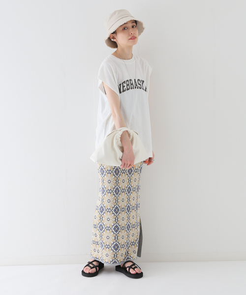 B.C STOCK(ベーセーストック)の「Linen blend Bucket hat(ハット・レディース・ブラック/アイボリー・FREE)」の18枚目の写真