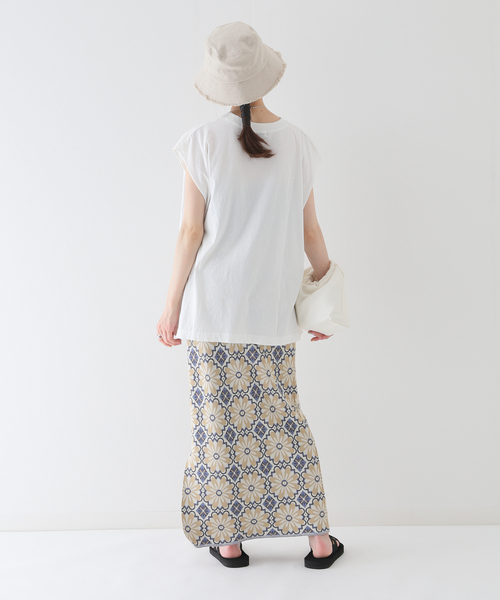 B.C STOCK(ベーセーストック)の「Linen blend Bucket hat(ハット・レディース・ブラック/アイボリー・FREE)」の19枚目の写真