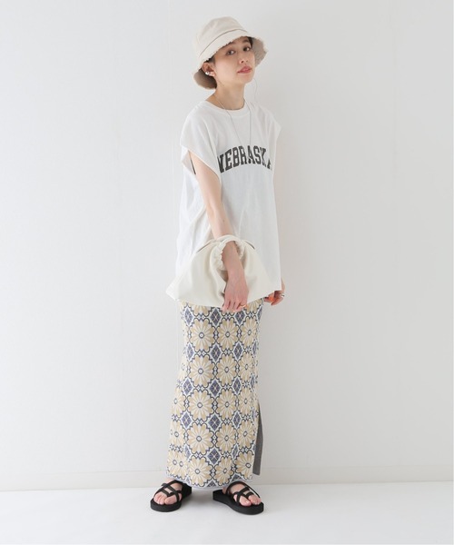 B.C STOCK(ベーセーストック)の「Linen blend Bucket hat(ハット・レディース・ブラック/アイボリー・FREE)」の9枚目の写真