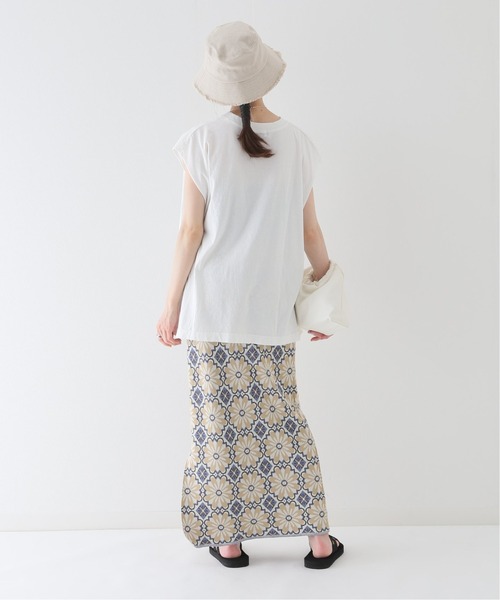 B.C STOCK(ベーセーストック)の「Linen blend Bucket hat(ハット・レディース・ブラック/アイボリー・FREE)」の7枚目の写真