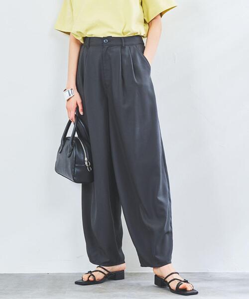 coen（コーエン）の「Market（マーケット）リゾートバルーンパンツ（その他パンツ・レディース・イエロー/ブラック・L/M）」の2枚目の写真