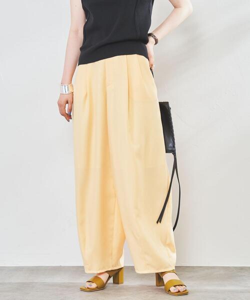 coen（コーエン）の「Market（マーケット）リゾートバルーンパンツ（その他パンツ・レディース・イエロー/ブラック・L/M）」の5枚目の写真