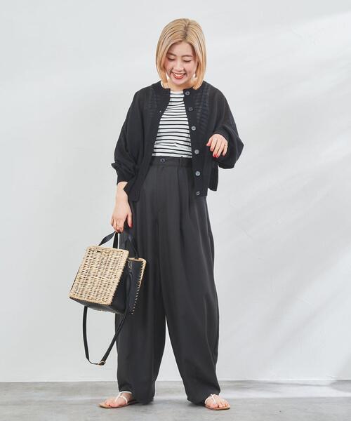 coen（コーエン）の「Market（マーケット）リゾートバルーンパンツ（その他パンツ・レディース・イエロー/ブラック・L/M）」の7枚目の写真