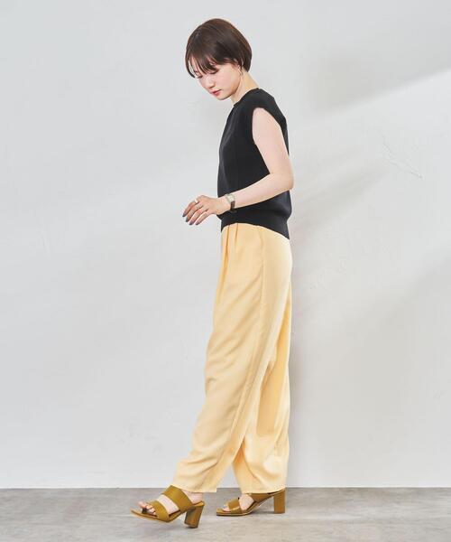 coen（コーエン）の「Market（マーケット）リゾートバルーンパンツ（その他パンツ・レディース・イエロー/ブラック・L/M）」の12枚目の写真