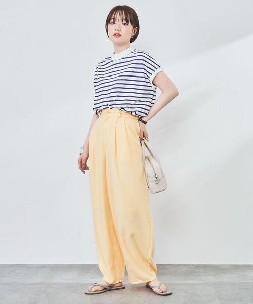 coen（コーエン）の「Market（マーケット）リゾートバルーンパンツ（その他パンツ・レディース・イエロー/ブラック・L/M）」の19枚目の写真