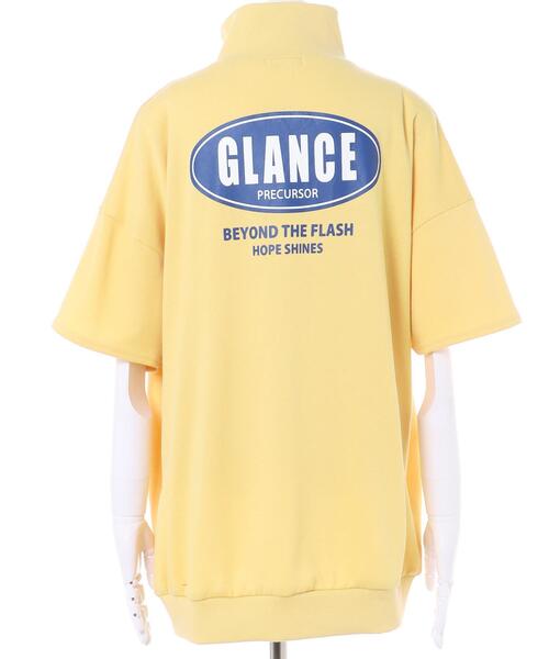 INGNI(イング)の「ハーフZIPサークルロゴミニスウェットトップス(Tシャツ/カットソー・レディース・オフホワイト/イエロー/ブルー/オートミール・M)」の7枚目の写真