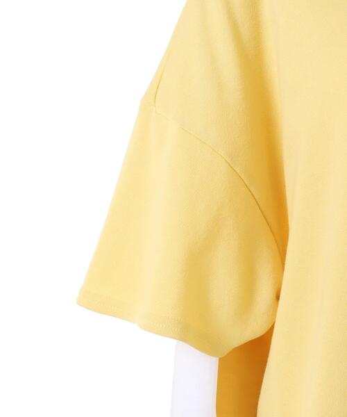 INGNI(イング)の「ハーフZIPサークルロゴミニスウェットトップス(Tシャツ/カットソー・レディース・オフホワイト/イエロー/ブルー/オートミール・M)」の11枚目の写真