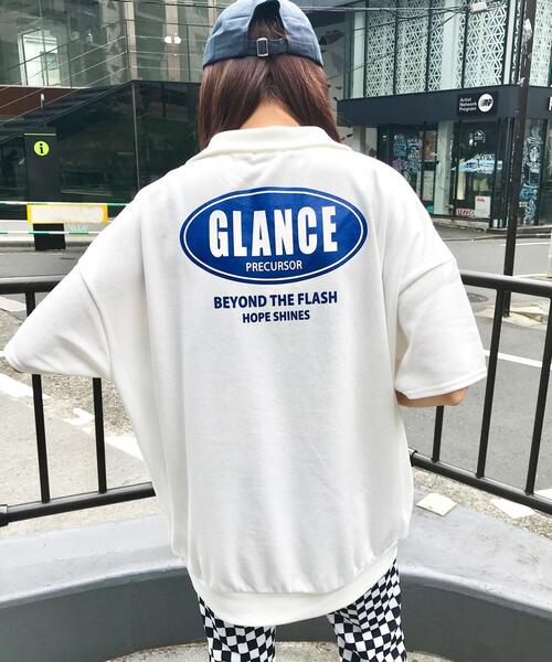 INGNI(イング)の「ハーフZIPサークルロゴミニスウェットトップス(Tシャツ/カットソー・レディース・オフホワイト/イエロー/ブルー/オートミール・M)」の14枚目の写真
