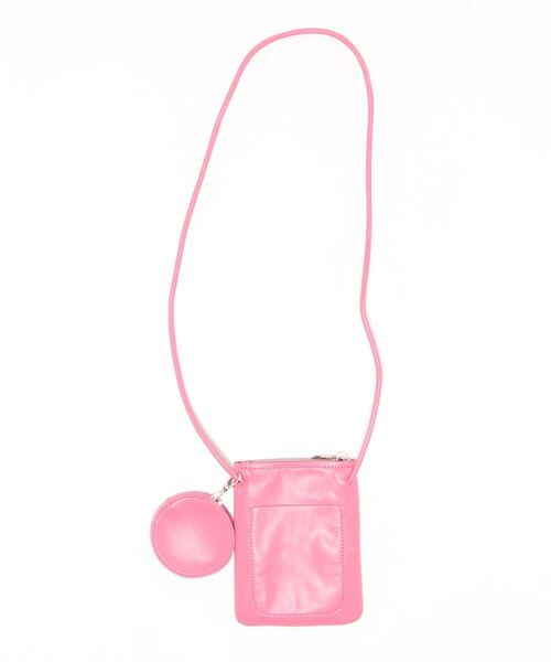 KOBE LETTUCE（コウベレタス）の「サークルポーチ付きショルダーバッグ[B1488]（ショルダーバッグ・レディース・ホワイト/ミント/ピンク/シルバー/ブラック・FREE）」の6枚目の写真