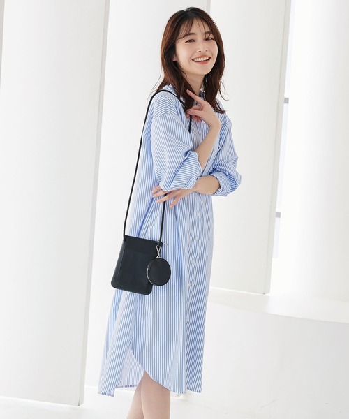 KOBE LETTUCE（コウベレタス）の「サークルポーチ付きショルダーバッグ[B1488]（ショルダーバッグ・レディース・ホワイト/ミント/ピンク/シルバー/ブラック・FREE）」の11枚目の写真