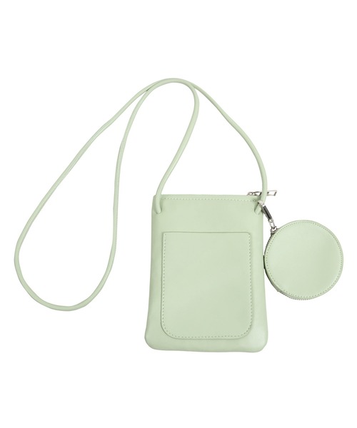 KOBE LETTUCE（コウベレタス）の「サークルポーチ付きショルダーバッグ[B1488]（ショルダーバッグ・レディース・ホワイト/ミント/ピンク/シルバー/ブラック・FREE）」の15枚目の写真