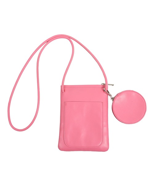 KOBE LETTUCE（コウベレタス）の「サークルポーチ付きショルダーバッグ[B1488]（ショルダーバッグ・レディース・ホワイト/ミント/ピンク/シルバー/ブラック・FREE）」の16枚目の写真