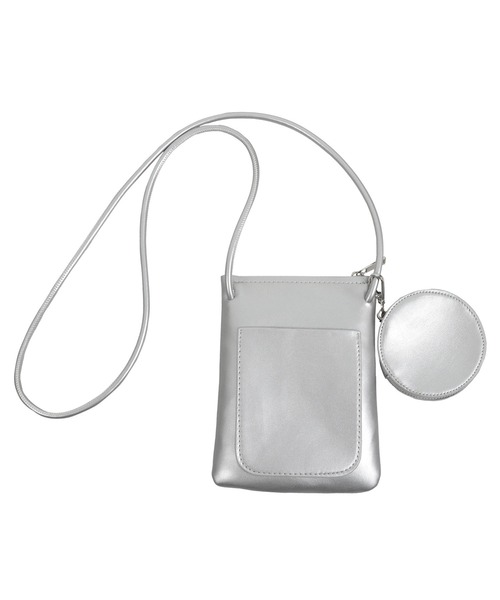 KOBE LETTUCE（コウベレタス）の「サークルポーチ付きショルダーバッグ[B1488]（ショルダーバッグ・レディース・ホワイト/ミント/ピンク/シルバー/ブラック・FREE）」の17枚目の写真