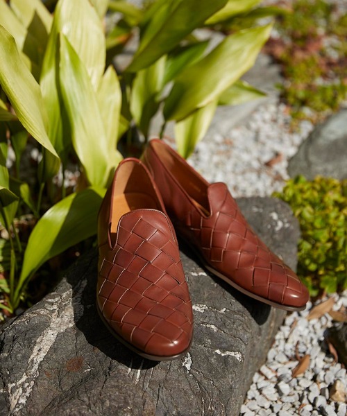 KATHARINE HAMNETT LONDON (キャサリンハムネットロンドン)の「KATHARINE HAMNETT LONDON/キャサリンハムネットロンドン メッシュスリッポン(スリッポン・メンズ・ブラウン/ブラック・25/26/25.5/26.5/24.5/27)」の11枚目の写真