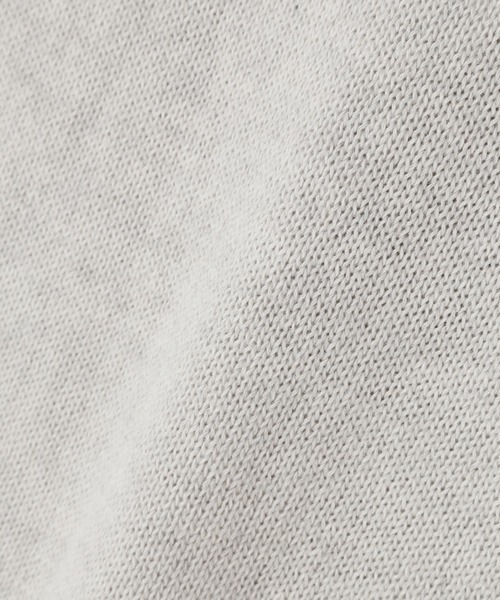 MARGARET HOWELL(マーガレットハウエル)の「COTTON RAMIE CARDIGAN(カーディガン/ボレロ・メンズ・ライトグレー/オリーブドラブ・MEDIUM/LARGE)」の6枚目の写真