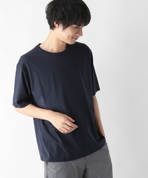 GLOBAL WORK(グローバルワーク)の「快適SmartRichTee/269512(Tシャツ/カットソー・メンズ・ホワイト/チャコールグレー/スカイブルー/ネイビー/イエロー/ピンク系その他/グリーン/ダークブルー・SMALL/MEDIUM/LARGE/X-LARGE)」の6枚目の写真