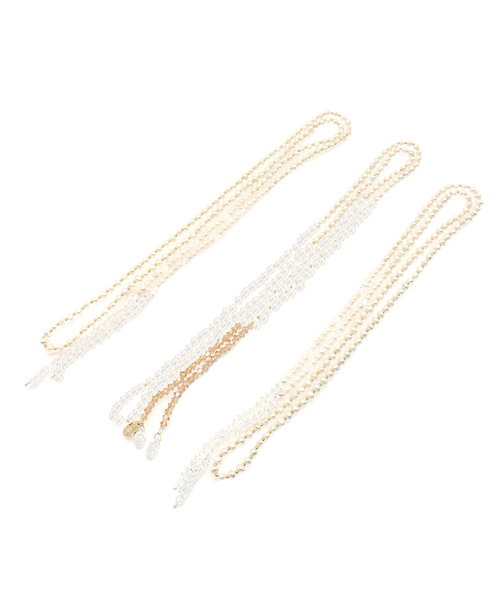 GRACE CONTINENTAL(グレースコンチネンタル)の「淡水パールラリエット(ネックレス・レディース・キナリ・FREE)」の4枚目の写真