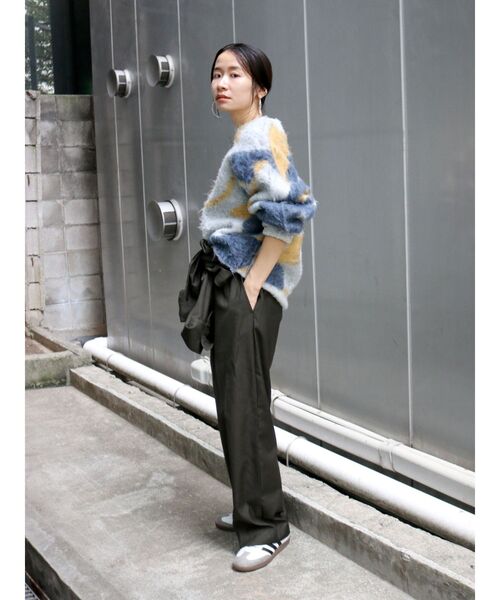 Ungrid（アングリッド）の「スリーブデザインコンビネゾン（つなぎ/オールインワン・レディース・カーキ/ボルドー・SMALL/MEDIUM）」の6枚目の写真