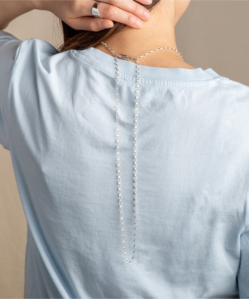 AURORA GRAN(オーロラグラン)の「AURORA GRAN オーロラグラン / Connect "I" 3way Necklace コネクト ”I” 3ウェイ シルバーチェーン ロングネックレス(シルバー925) / 220408(ネックレス・メンズ・シルバー・FREE)」の2枚目の写真