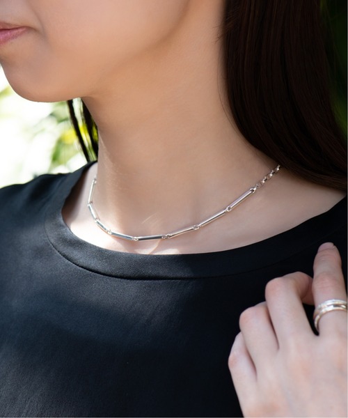 AURORA GRAN(オーロラグラン)の「AURORA GRAN オーロラグラン / Connect "I" 3way Necklace コネクト ”I” 3ウェイ シルバーチェーン ロングネックレス(シルバー925) / 220408(ネックレス・メンズ・シルバー・FREE)」の4枚目の写真
