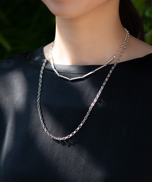 AURORA GRAN(オーロラグラン)の「AURORA GRAN オーロラグラン / Connect "I" 3way Necklace コネクト ”I” 3ウェイ シルバーチェーン ロングネックレス(シルバー925) / 220408(ネックレス・メンズ・シルバー・FREE)」の11枚目の写真