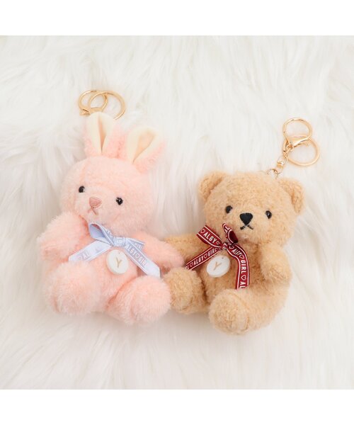 セール】イニシャルチャーム ウサギS（キーホルダー）｜algy（アルジー