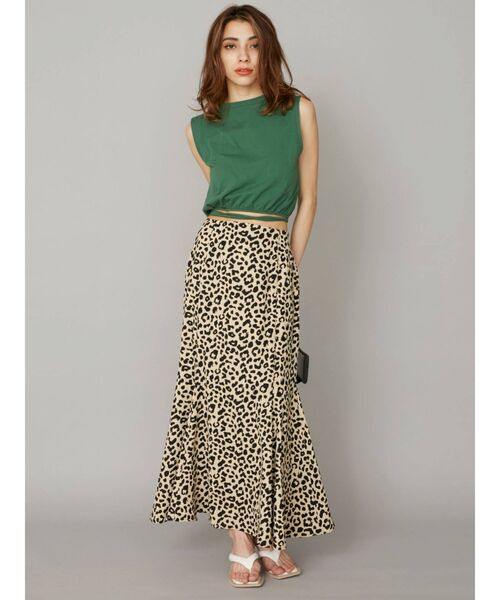 EVRIS（エヴリス）の「ウエストリボンTOPS（タンクトップ・レディース・ホワイト/ブラック/グリーン・FREE）」の22枚目の写真