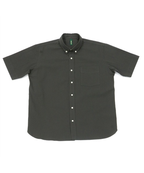 Pitta Re:)（ピッタリ）の「ラウンドテール ボタンダウン 半袖カジュアルシャツ（シャツ/ブラウス・メンズ・スミクロ・LL/S/M/L）」の5枚目の写真