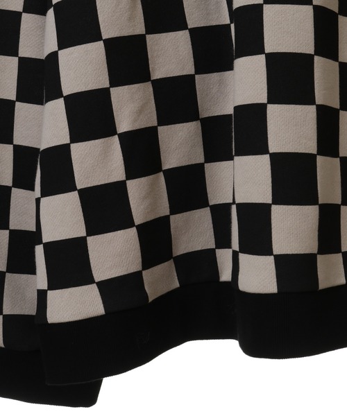 Candy Stripper（キャンディストリッパー）の「MELTY BEAR CHECKER POLO トップス（ポロシャツ・レディース・イエロー/カーキ/ベージュ・2）」の14枚目の写真