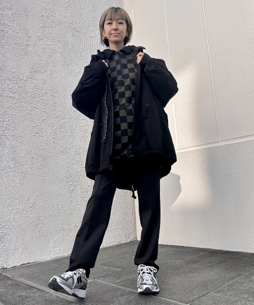 Candy Stripper（キャンディストリッパー）の「MELTY BEAR CHECKER POLO トップス（ポロシャツ・レディース・イエロー/カーキ/ベージュ・2）」の17枚目の写真