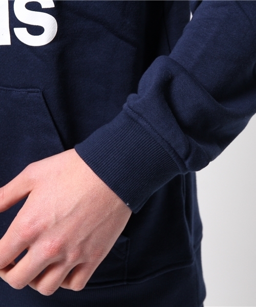 adidas Originals（アディダスオリジナルス）の「メンズ アディダス ネイビー フーディ パーカー adidas NAVY HOODIE（パーカー・メンズ・ネイビー・MEDIUM/LARGE/X-LARGE）」の7枚目の写真