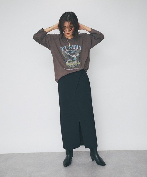 GOOD ROCK SPEED(グッドロックスピード)の「GOOD ROCK SPEED/グッドロックスピード EAGLEラグランTシャツ(Tシャツ/カットソー・レディース・ブラウン・FREE)」の15枚目の写真