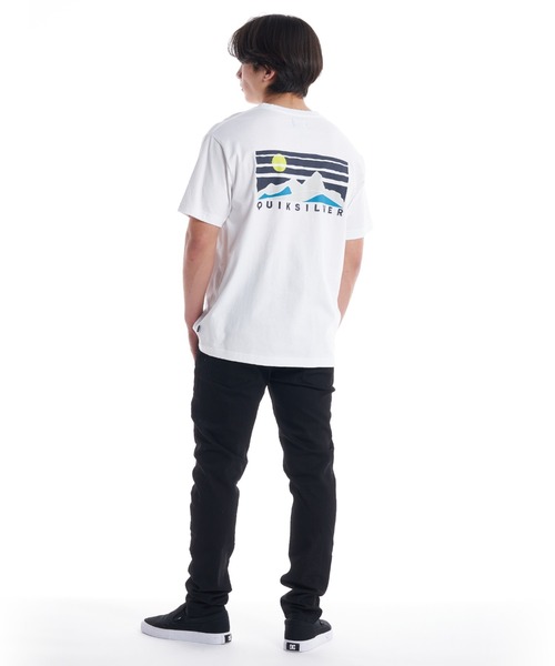 Quiksilver（クイックシルバー）の「HIGH SEAS ST/クイックシルバーバックプリント半袖Tシャツ（Tシャツ/カットソー・メンズ・ホワイト/ブラック/ベージュ/カーキ・SMALL/MEDIUM/LARGE/X-LARGE/XX-LARGE）」の7枚目の写真