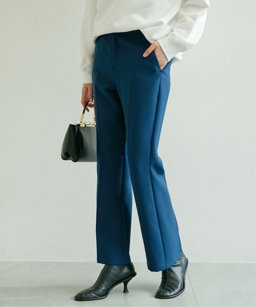 GALLARDAGALANTE（ガリャルダガランテ）の「ジャージーフレアパンツ（その他パンツ・レディース・ブラック/ブルー・1/2/0）」の6枚目の写真