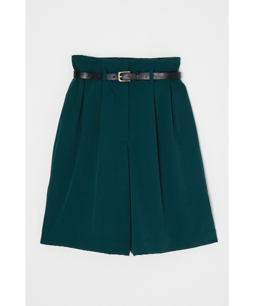 MOUSSY（マウジー）の「HW TUCK CULOTTES（その他パンツ・レディース・ベージュ/ダークグリーン/ブラック・2/1）」の3枚目の写真