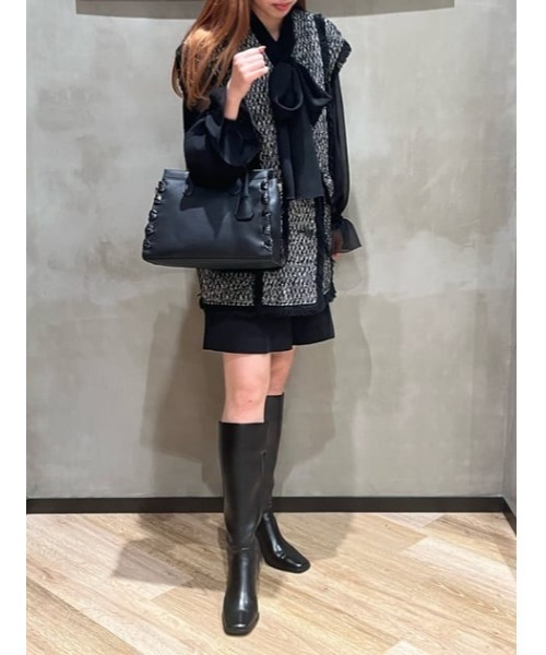 MOUSSY（マウジー）の「HW TUCK CULOTTES（その他パンツ・レディース・ベージュ/ダークグリーン/ブラック・2/1）」の16枚目の写真