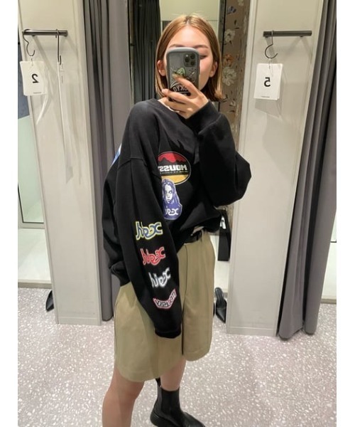 MOUSSY（マウジー）の「HW TUCK CULOTTES（その他パンツ・レディース・ベージュ/ダークグリーン/ブラック・2/1）」の6枚目の写真