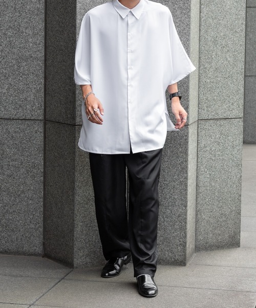 kutir（クティール）の「ワイドテーパードスラックス（スラックス・メンズ・ブラック/オフホワイト/カーキ・SMALL/MEDIUM/LARGE）」の11枚目の写真