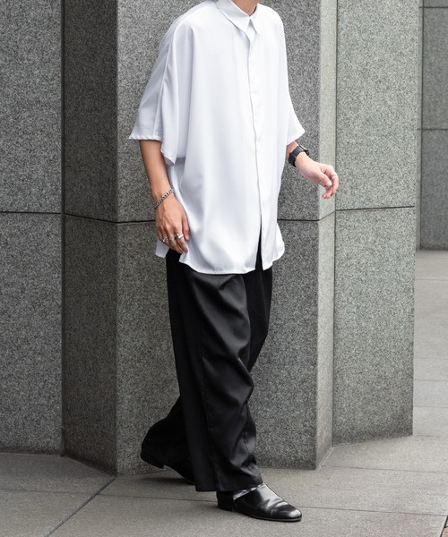 kutir（クティール）の「ワイドテーパードスラックス（スラックス・メンズ・ブラック/オフホワイト/カーキ・SMALL/MEDIUM/LARGE）」の12枚目の写真