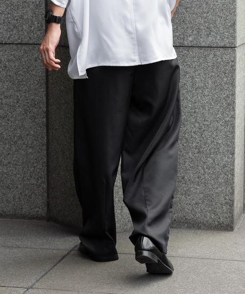 kutir（クティール）の「ワイドテーパードスラックス（スラックス・メンズ・ブラック/オフホワイト/カーキ・SMALL/MEDIUM/LARGE）」の16枚目の写真