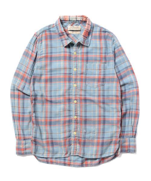 REMI RELIEF（レミレリーフ）の「◎REMI RELIEF×BEAMS PLUS / 別注 チェックシャツ 15SS（シャツ/ブラウス・メンズ・レッド/ブルー・SMALL/MEDIUM/LARGE/X-LARGE）」の9枚目の写真
