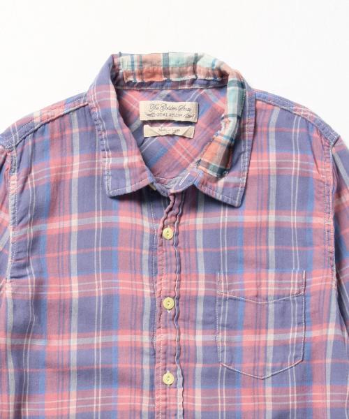 REMI RELIEF（レミレリーフ）の「◎REMI RELIEF×BEAMS PLUS / 別注 チェックシャツ 15SS（シャツ/ブラウス・メンズ・レッド/ブルー・SMALL/MEDIUM/LARGE/X-LARGE）」の3枚目の写真