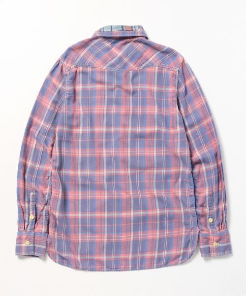 REMI RELIEF（レミレリーフ）の「◎REMI RELIEF×BEAMS PLUS / 別注 チェックシャツ 15SS（シャツ/ブラウス・メンズ・レッド/ブルー・SMALL/MEDIUM/LARGE/X-LARGE）」の11枚目の写真