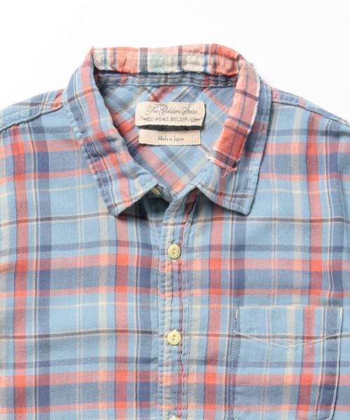 REMI RELIEF（レミレリーフ）の「◎REMI RELIEF×BEAMS PLUS / 別注 チェックシャツ 15SS（シャツ/ブラウス・メンズ・レッド/ブルー・SMALL/MEDIUM/LARGE/X-LARGE）」の15枚目の写真