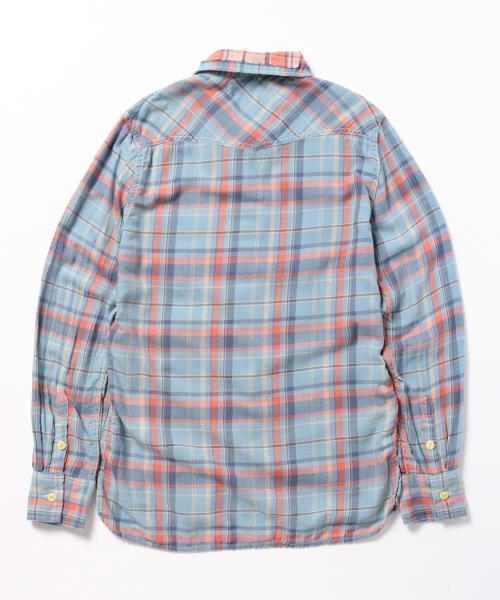 REMI RELIEF（レミレリーフ）の「◎REMI RELIEF×BEAMS PLUS / 別注 チェックシャツ 15SS（シャツ/ブラウス・メンズ・レッド/ブルー・SMALL/MEDIUM/LARGE/X-LARGE）」の10枚目の写真