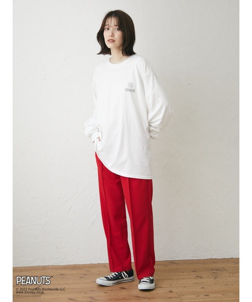 Green　Parks（グリーンパークス）の「■PEANUTS HOUSEロンT（Tシャツ/カットソー・レディース・オフホワイト・FREE）」の10枚目の写真