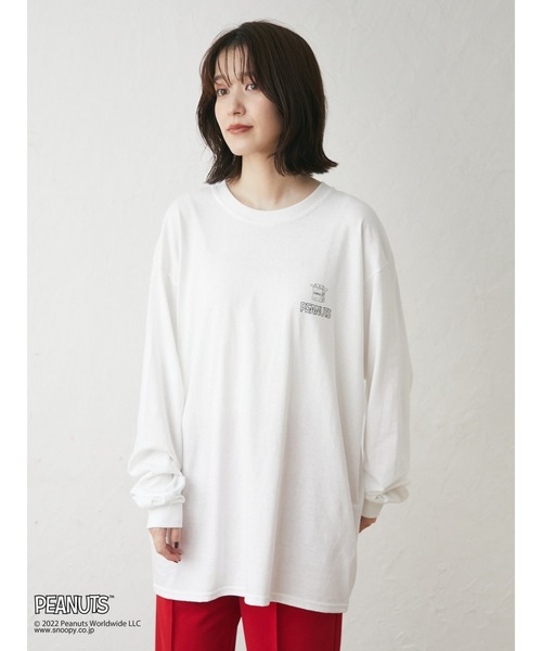 Green　Parks（グリーンパークス）の「■PEANUTS HOUSEロンT（Tシャツ/カットソー・レディース・オフホワイト・FREE）」の17枚目の写真