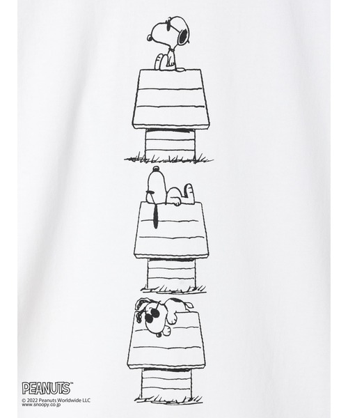 Green　Parks（グリーンパークス）の「■PEANUTS HOUSEロンT（Tシャツ/カットソー・レディース・オフホワイト・FREE）」の8枚目の写真